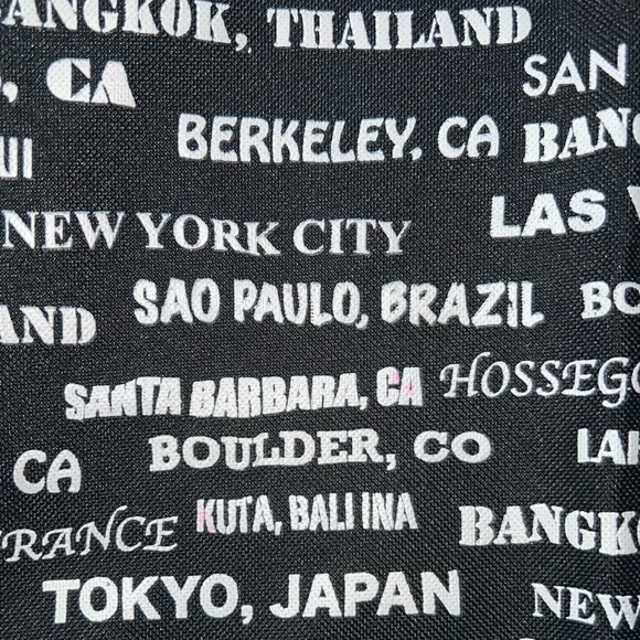 Volcom Black LA/Retail Store Locations - Tote/Beach Bag Y2K/Surf/Skate - Picture 4 of 14